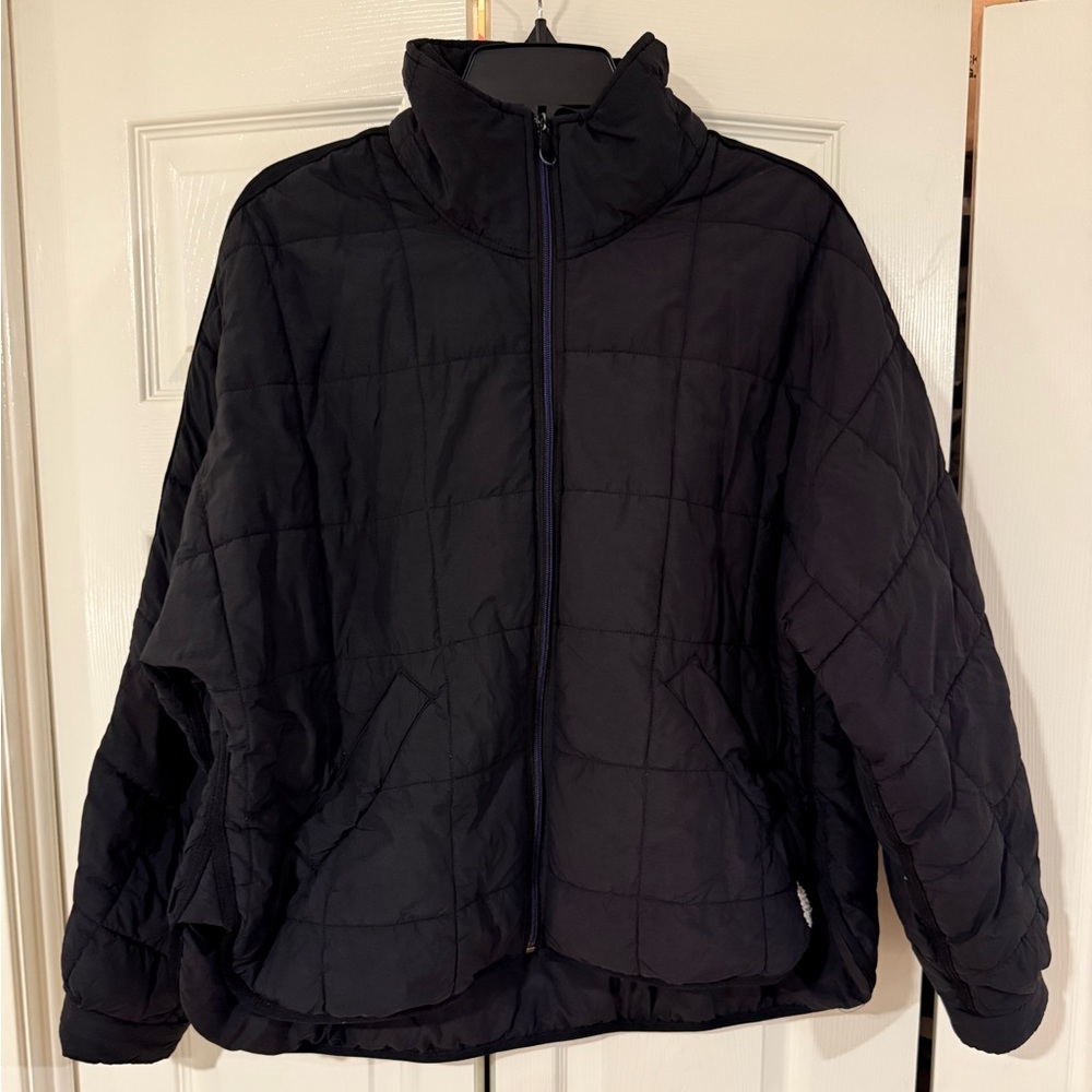 Free People Movement Pippa Packable Puffer- Black Size Medium